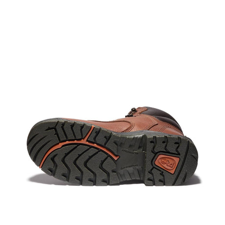 Timberland Pro Women's Titan 6 Inch Alloy-Toe Work Boot Brown Coffee Sole View