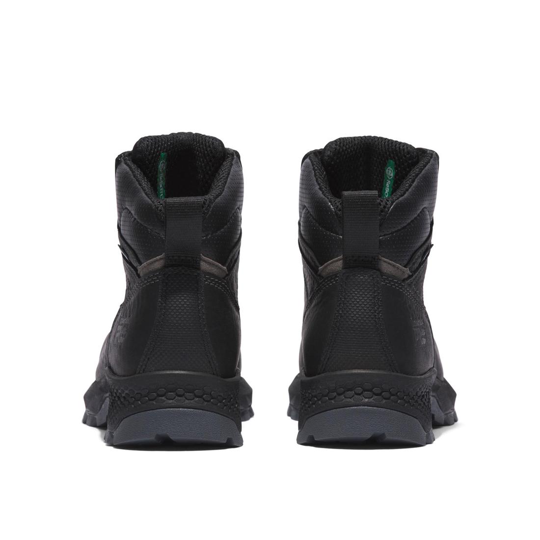 Timberland Pro Women's Titan EV 6 Inch Composite-Toe Waterproof Work Boot Black Heel-Back View