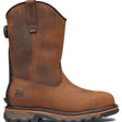 Timberland Pro True Grit Waterproof Nano-Toe Pull-On Work Boot Boa Full Grain Medium Brown Profile View