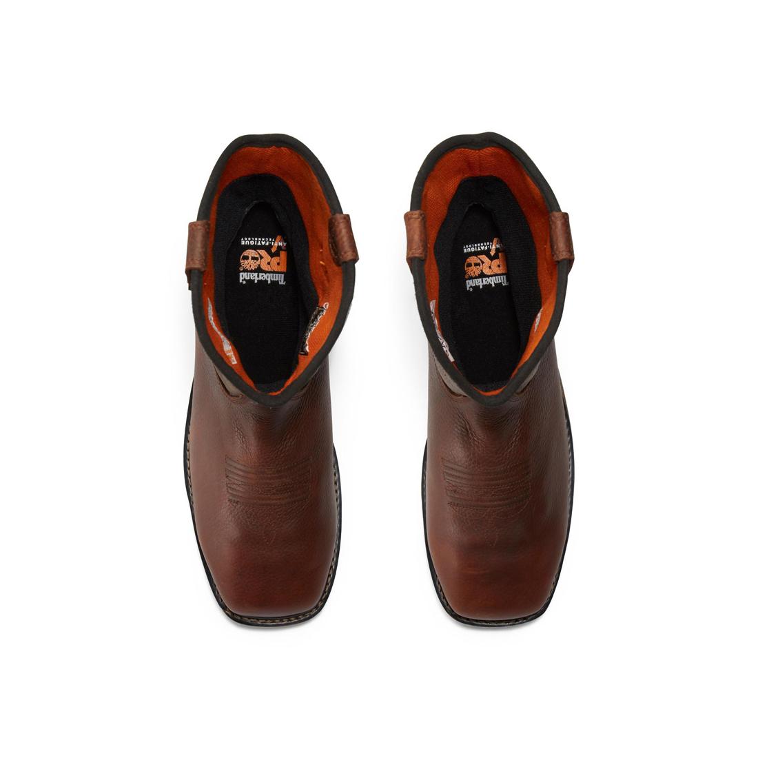 Timberland Pro True Grit Pullon Img Nt Waterproof Brown Front-upper View