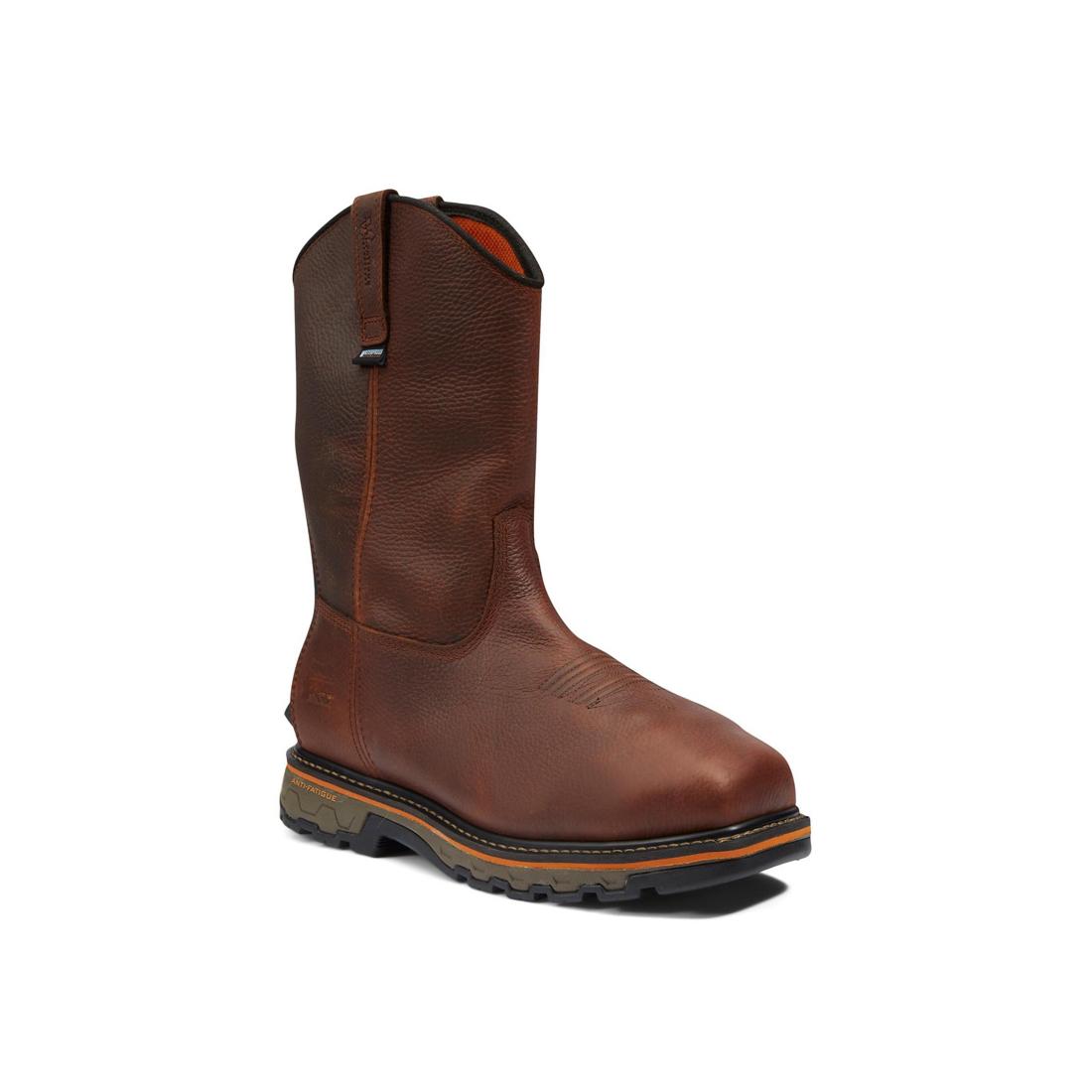 Timberland Pro True Grit Pullon Img Nt Waterproof Brown Medial View