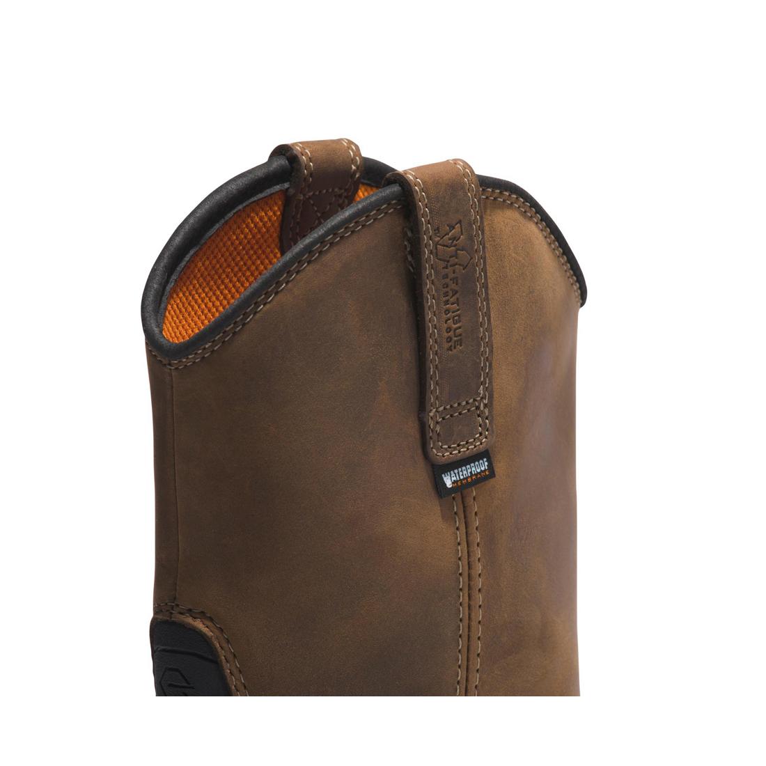 Timberland Pro True Grit Composite-Toe Waterproof Pull-On Work Boot Brown Bandit View