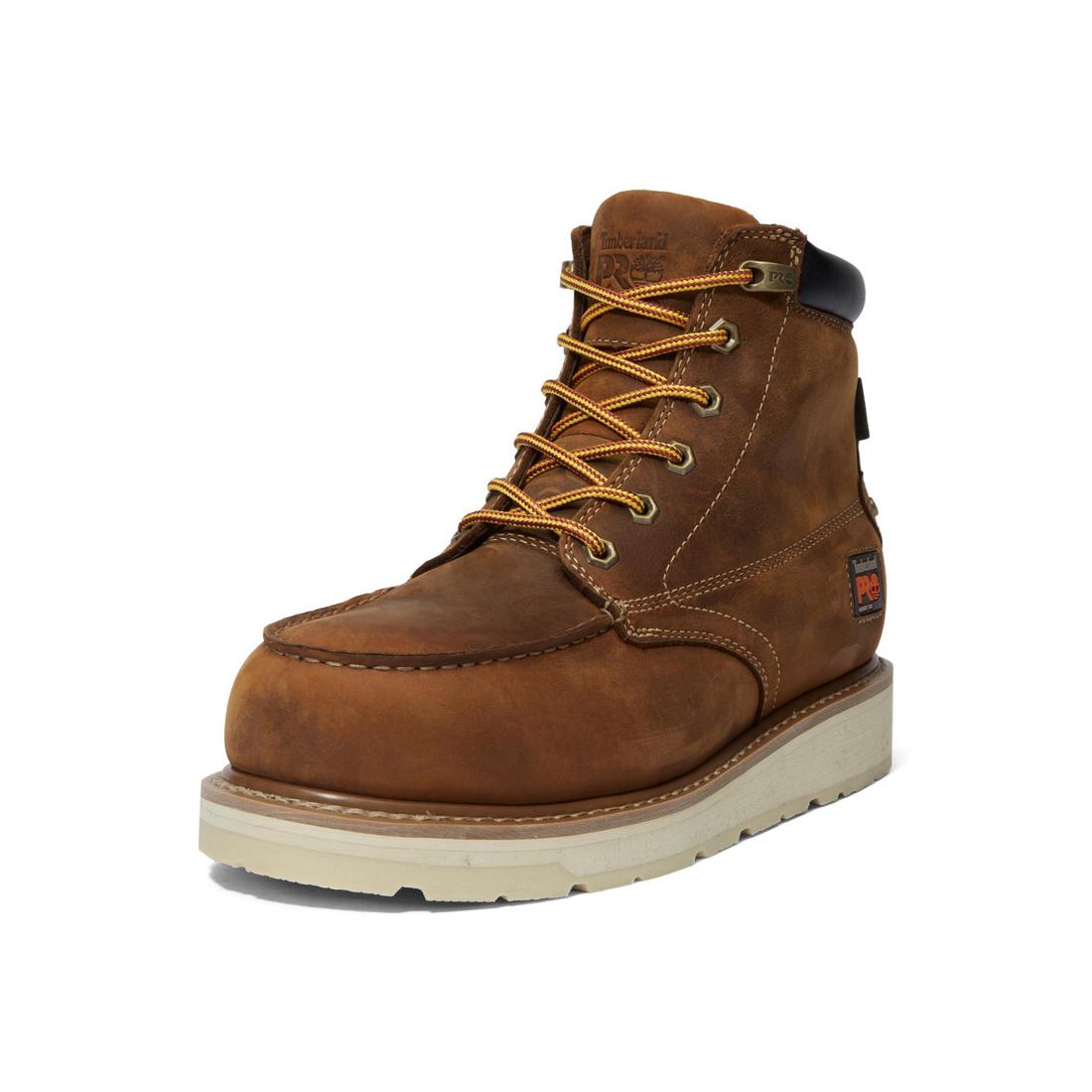 Timberland Pro Gridworks Unisex 6 Inch Alloy-Toe Waterproof Work Boot Detail View