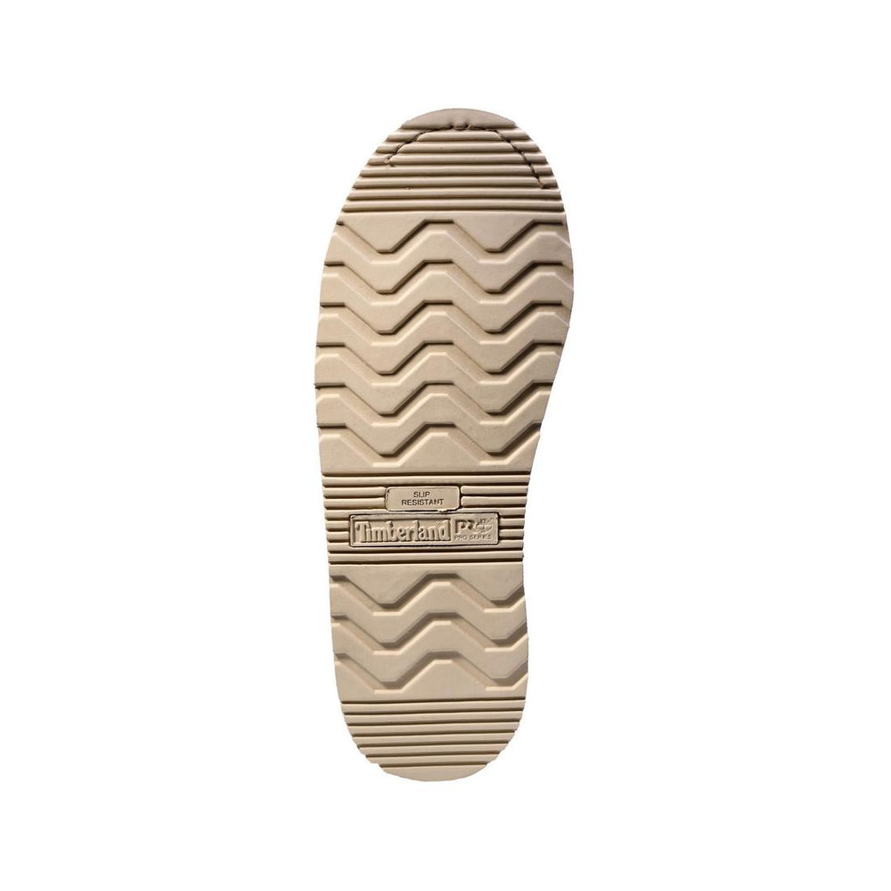 Timberland Pro Wedge 6 Inch Soft-Toe Moc Toe Boot Brown Sole View