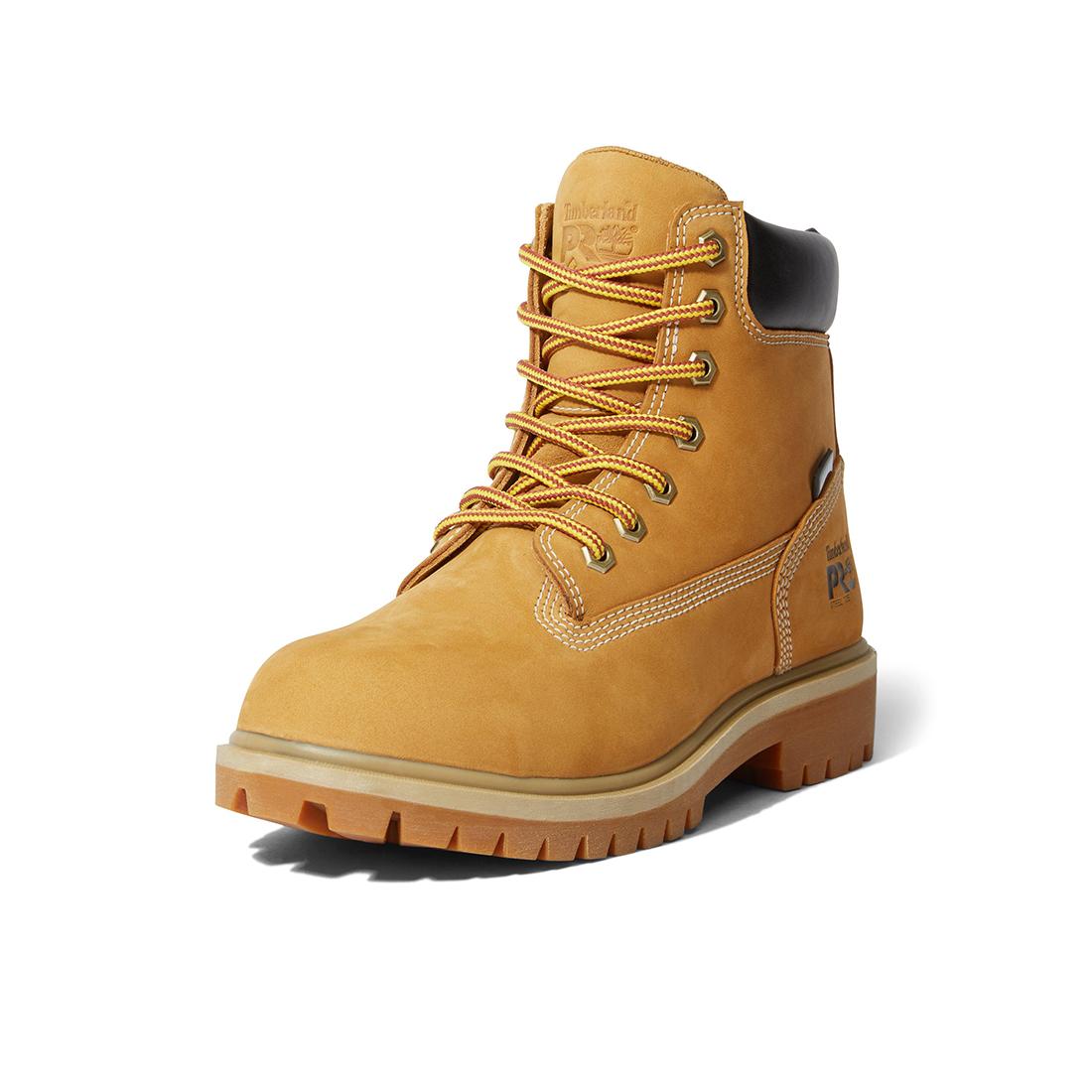 Timberland Pro Women's Direct Attach 6-Inch Waterproof Steel-Toe Work Boot Ins 200G Wheat Detail View