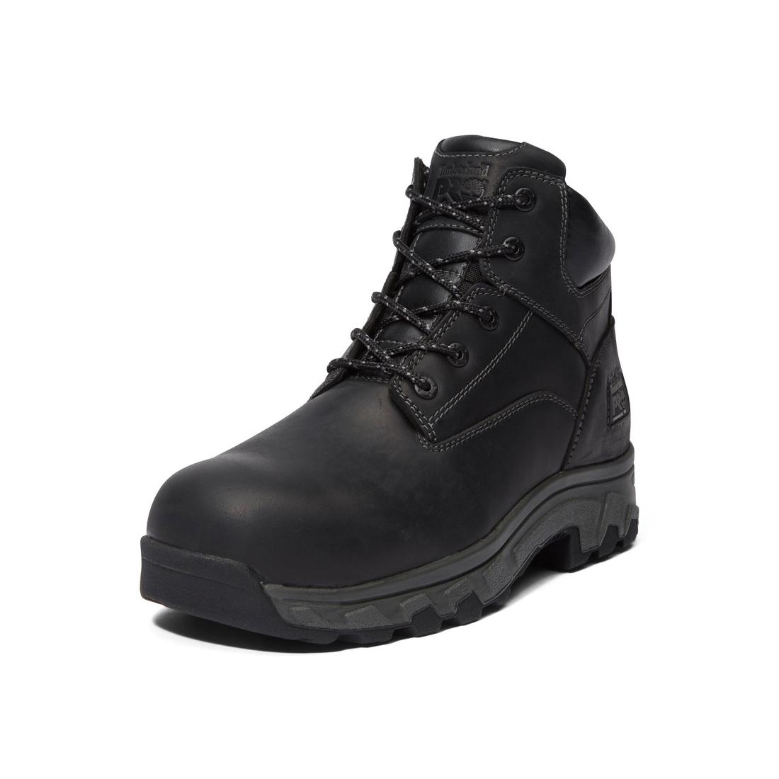 Timberland Pro Workstead 6 Inch Composite-Toe Work Boot Black Detail View