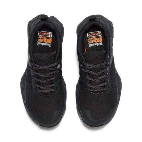 Timberland Pro XR-1 Alloy Toe Work Shoes Black Upper Front View