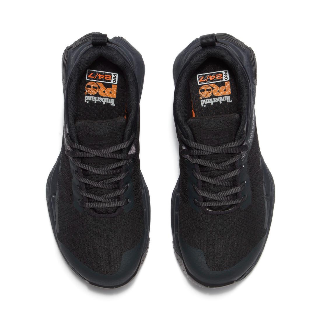 Timberland Pro XR-1 Women’s Alloy Toe Work Shoes Black Upper Front-View