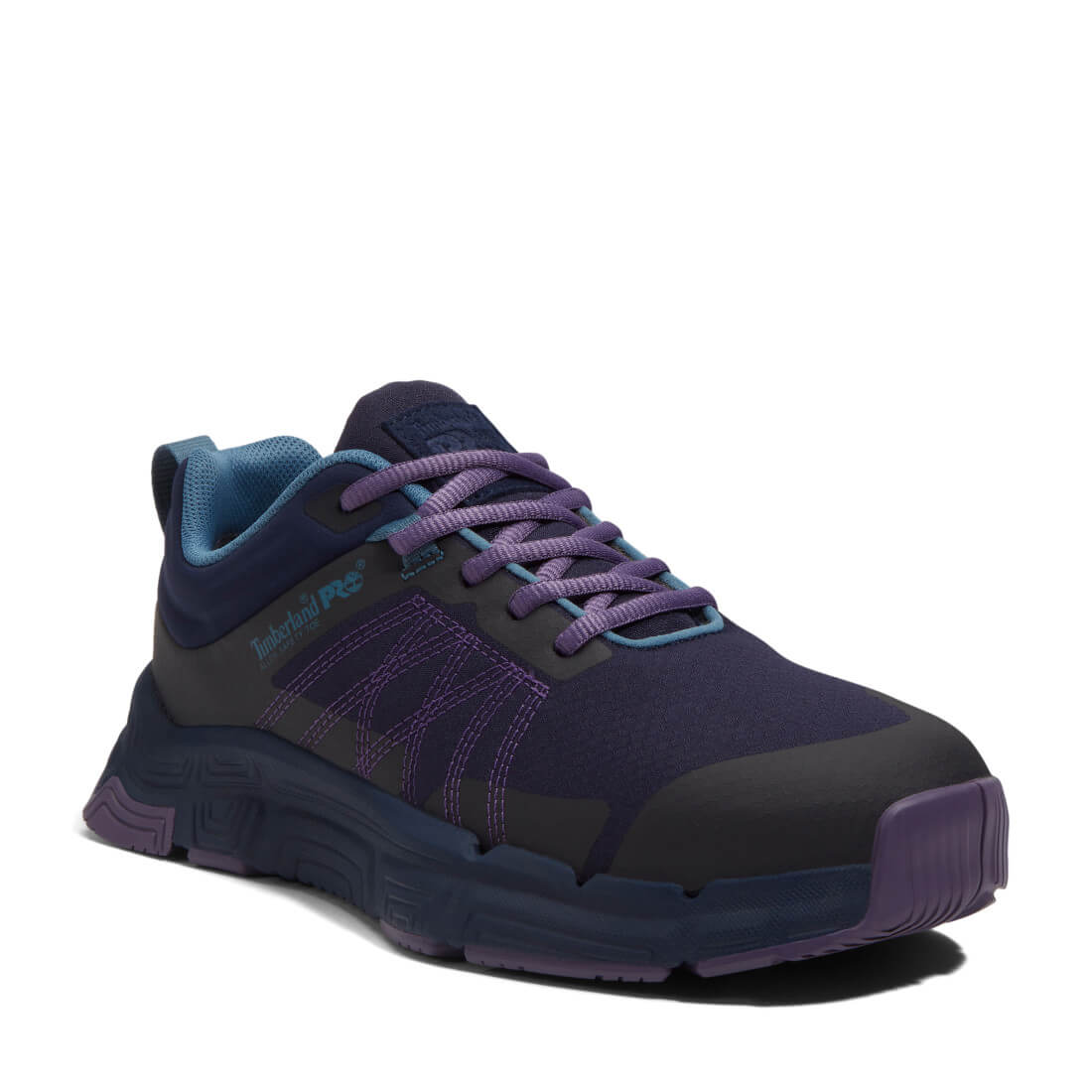 Timberland Pro XR-1 Women’s Alloy Toe Work Shoes Dark Purple Medial View