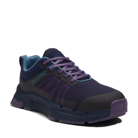 Timberland Pro XR-1 Women’s Alloy Toe Work Shoes Dark Purple Medial View