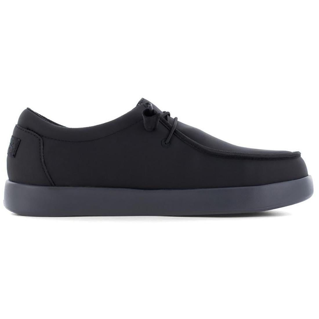 Volcom photo Chill Composite-Toe Static Dissipative Casual Work Shoe Black Profile View