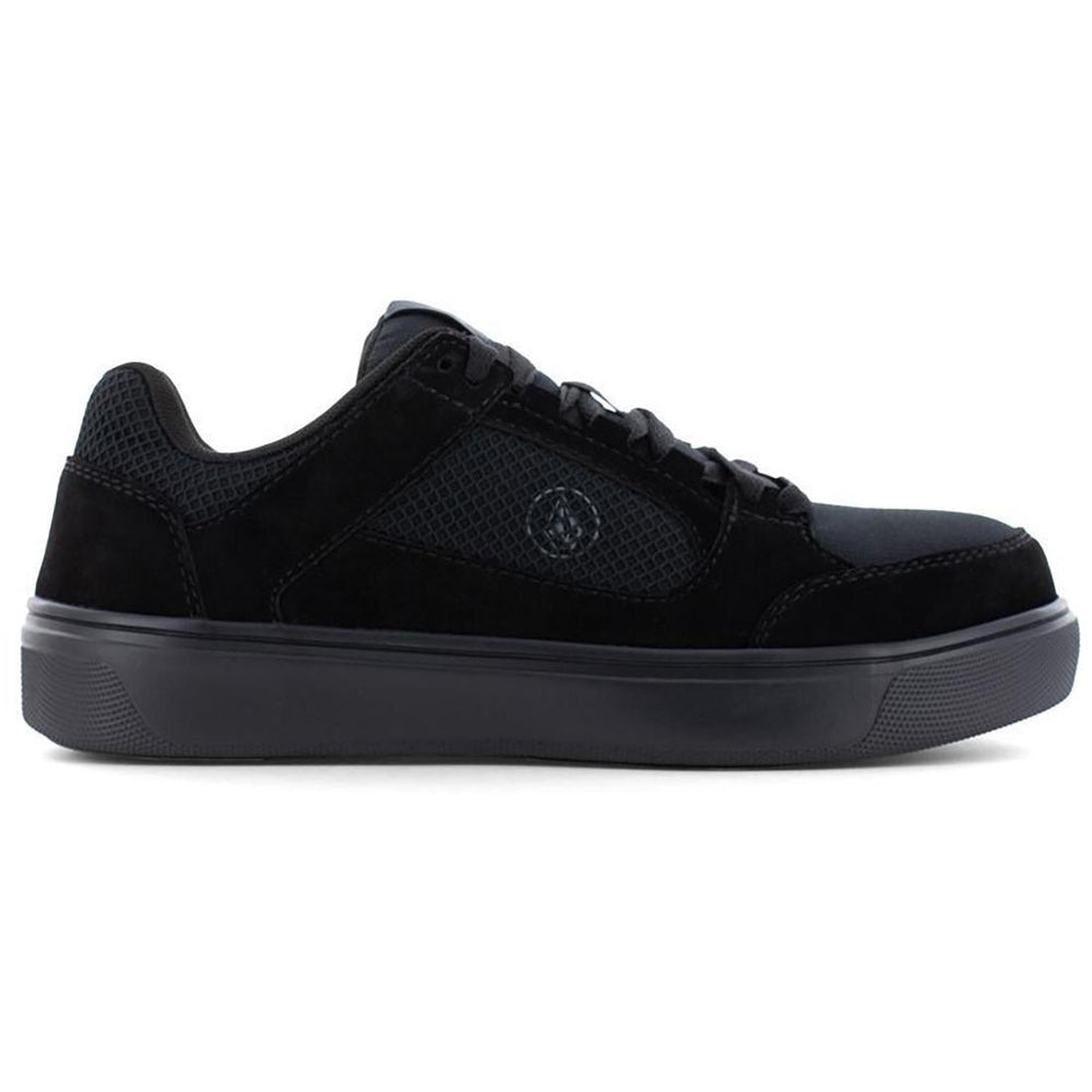 Volcom Skate Shoe Composite-Toe Work Shoe Black Profile View