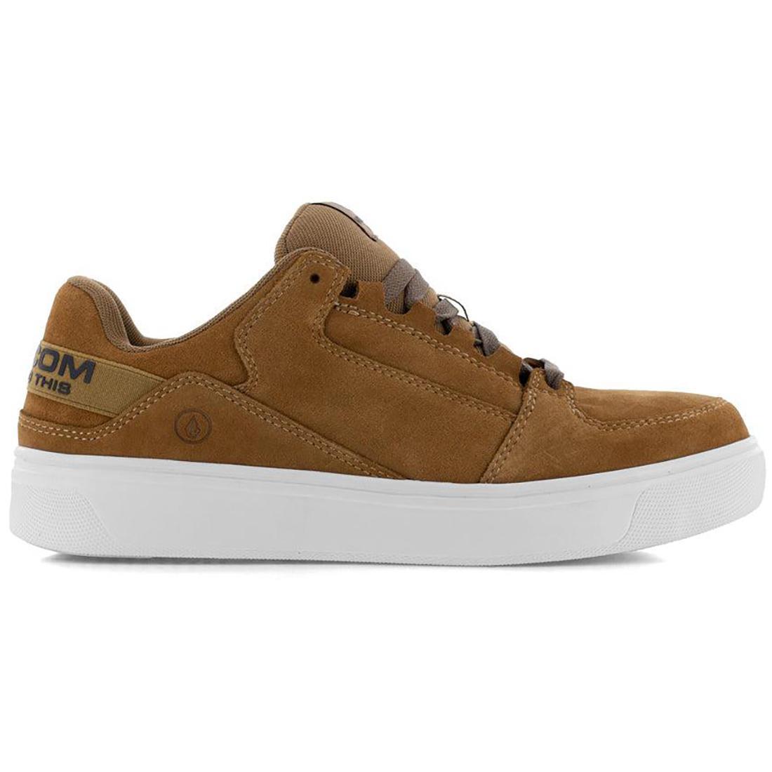Volcom Evolve Composite-Toe Work Shoe Rust Profile View