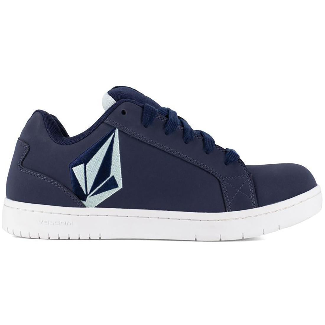 Volcom Women's Stone Composite-Toe Work Shoe Blue Navy Profile View