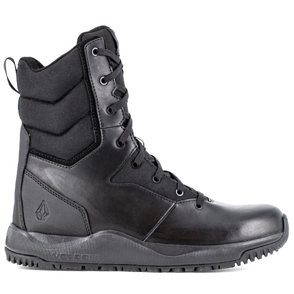Volcom Tactical 8 Inch Soft-Toe Boot Black Profile View
