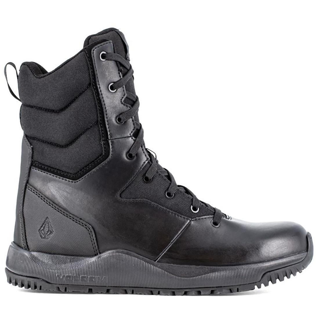 Volcom Tactical 8 Inch Soft-Toe Boot Black Profile View