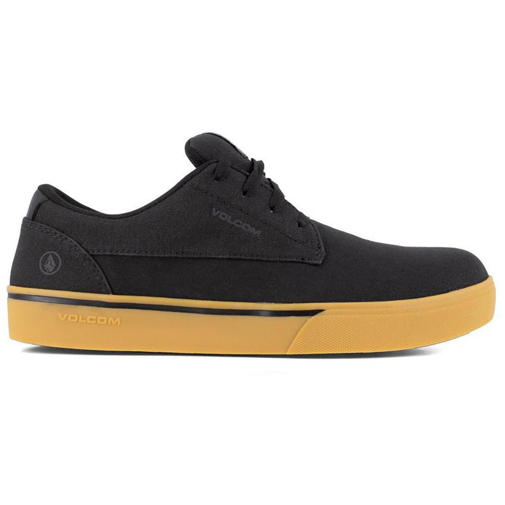Volcom True Composite-Toe Work Shoe Black Profile View