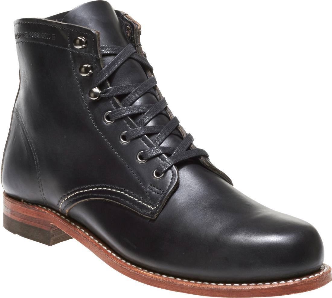 Wolverine 1000 Mile Soft-Toe Boot Black Soft-Toe,W05300 Upper Image