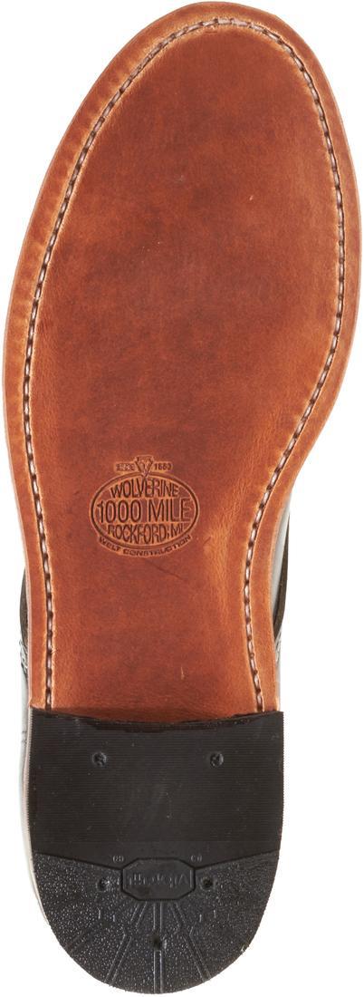 Wolverine 1000 Mile Soft-Toe Boot Black Soft-Toe,W05300 Sole Image