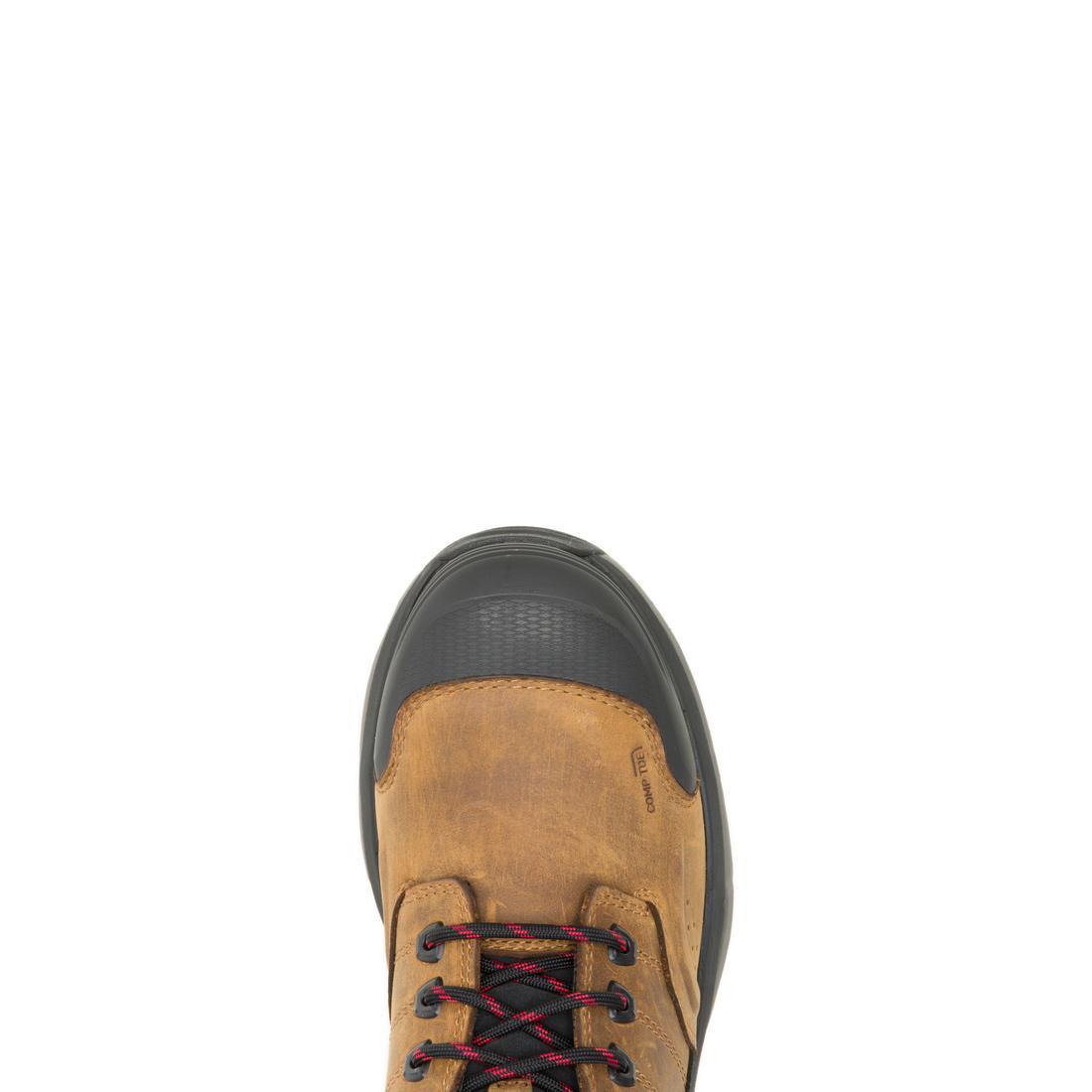 Wolverine Alpha Infinity CarbonMax Work Boot Dark Tan W251098 Upper Image