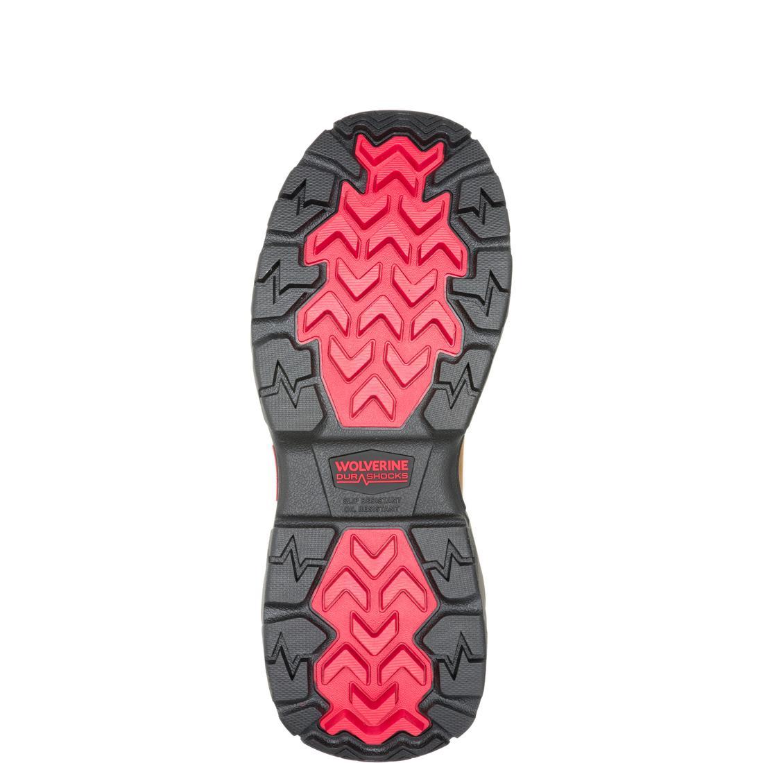 Wolverine Alpha Infinity CarbonMax Waterproof Pull-On Work Boot Dark Coffee W251108 Sole Image