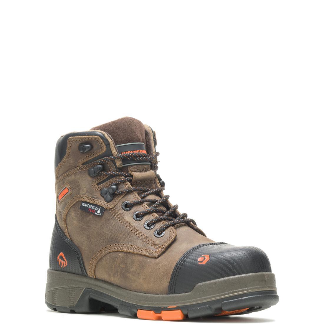 Wolverine Blade Lx Epx Waterproof CarbonMax Work Boot Brown W10653 Medial Image