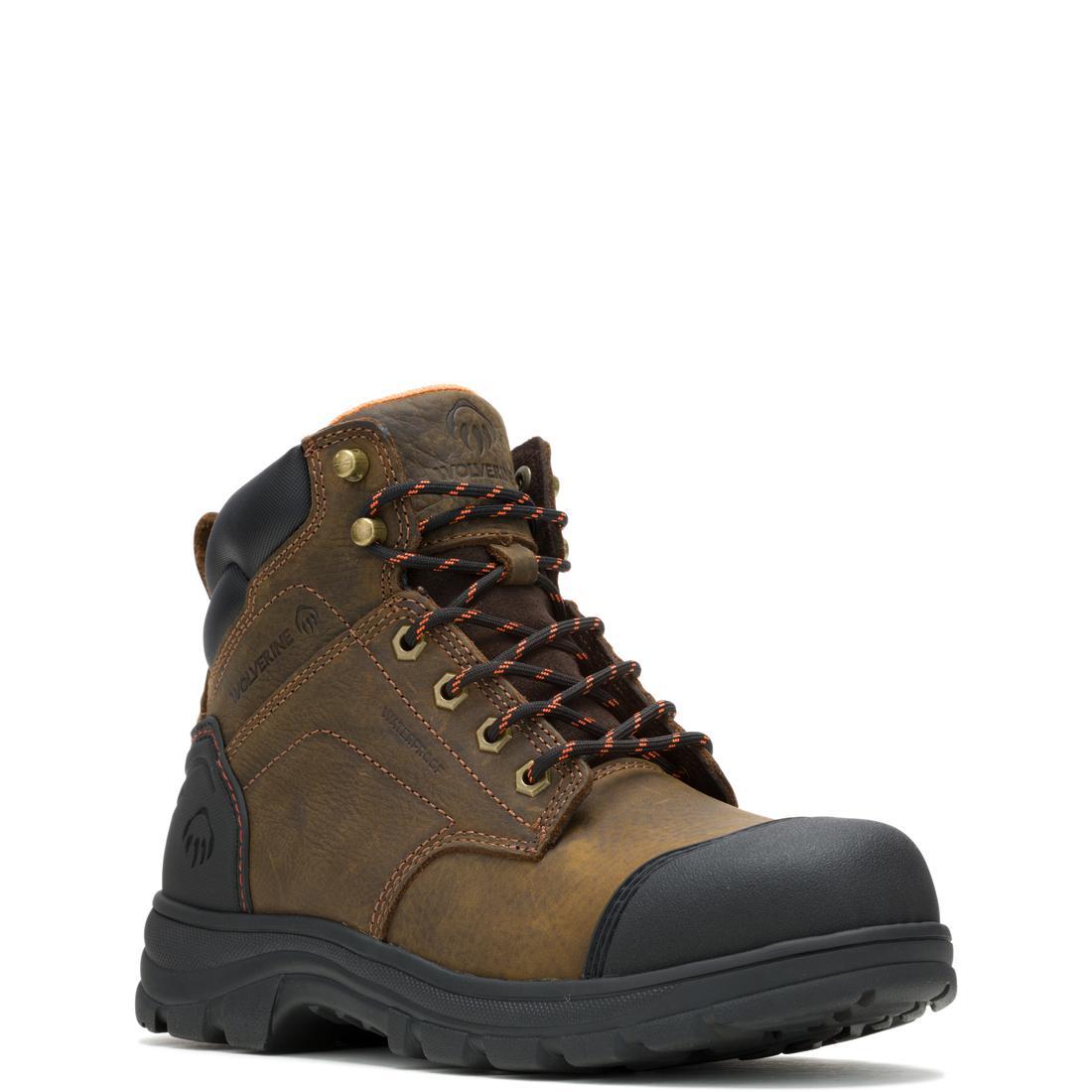 Wolverine Carlsbad Cap Waterproof Steel-Toe Work Boot W241079 Medial Image