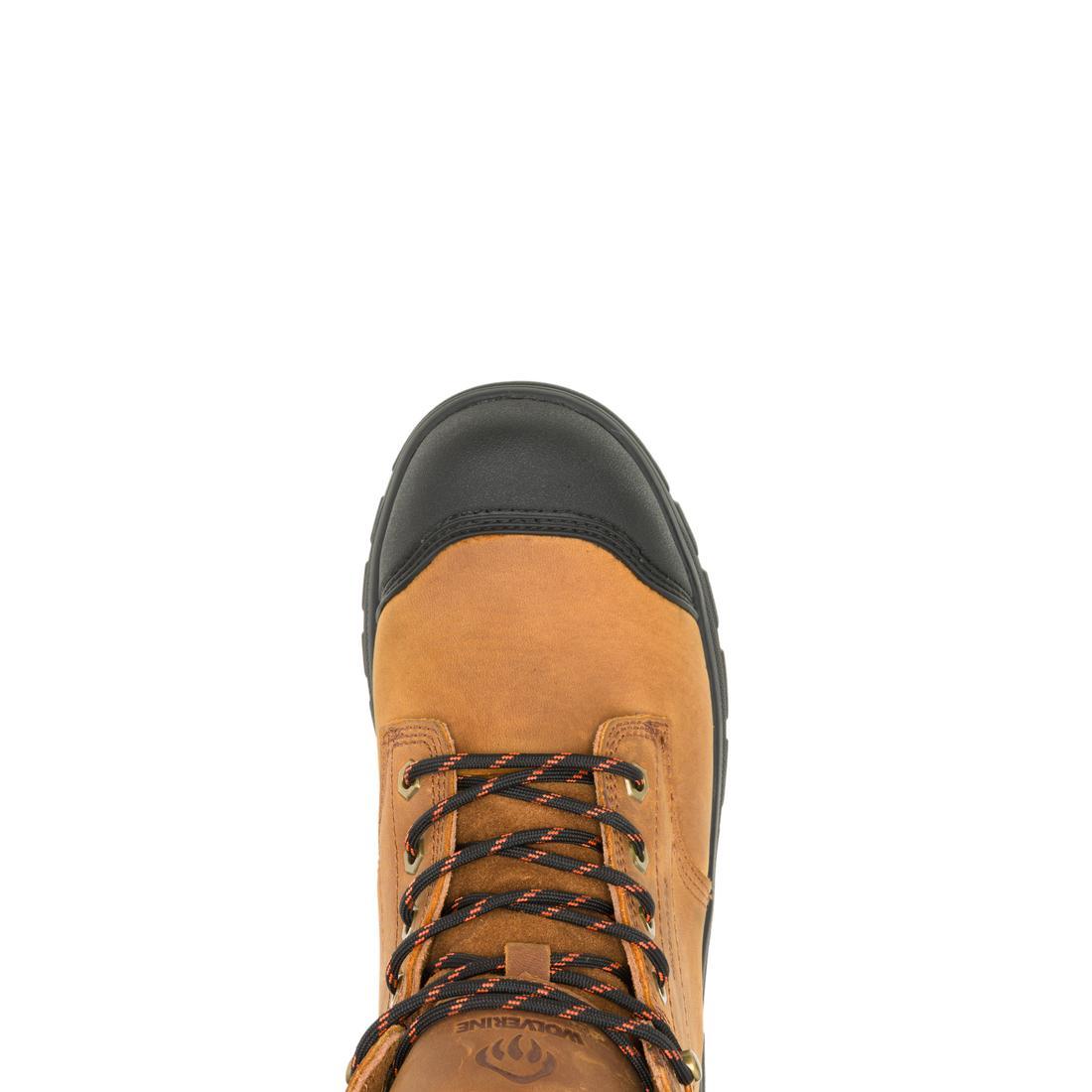 Wolverine Carlsbad Cap Waterproof Steel-Toe Work Boot Tan W241186 Upper Image