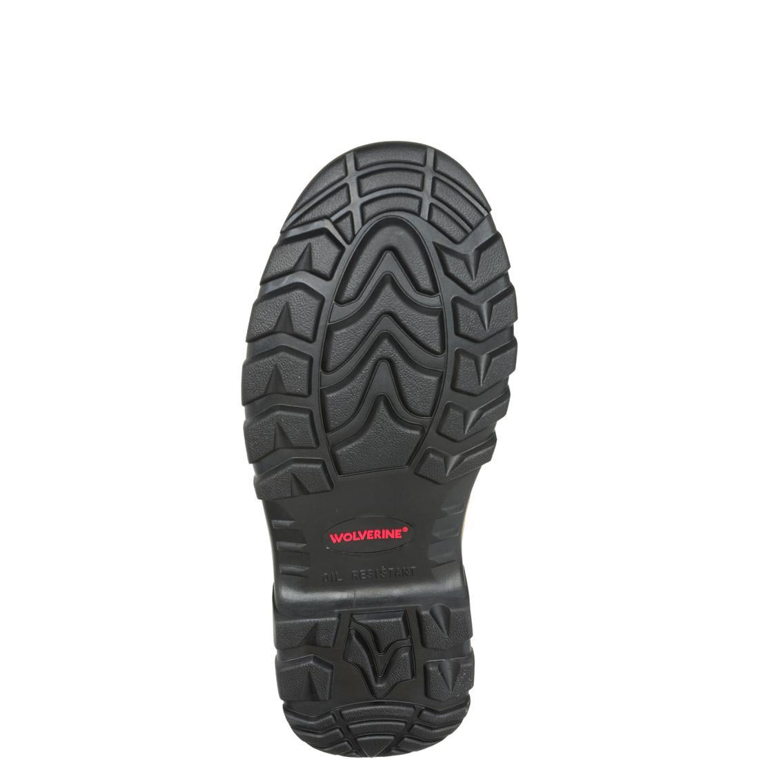 Wolverine Carlsbad Cap Waterproof Steel-Toe Work Boot Tan W241186 Sole Image