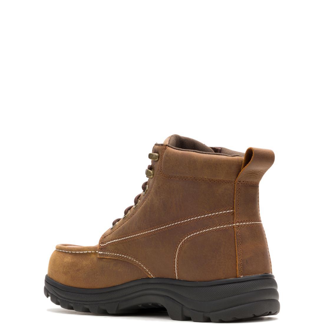Wolverine Carlsbad Moc Waterproof Steel-Toe Work Boot Steel-Toe,W251003 Heel Image