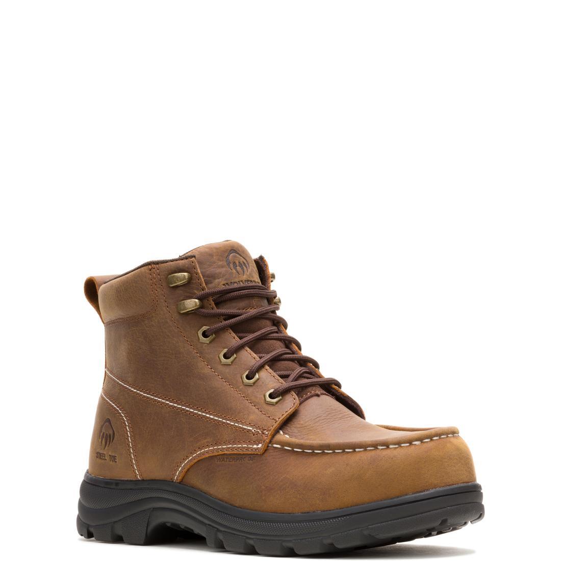 Wolverine Carlsbad Moc Waterproof Steel-Toe Work Boot Steel-Toe,W251003 Sole Image