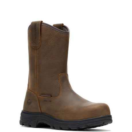 Wolverine Carlsbad Waterproof Steel-Toe Pull-On Work Boot Steel-Toe,W241069 Medial Image