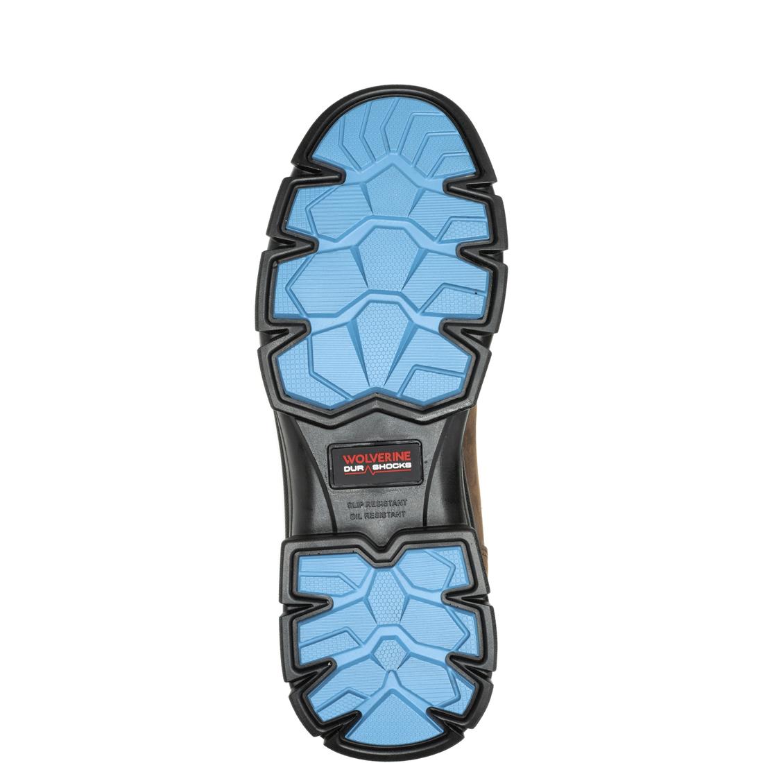 Wolverine DuraShocks® SR Icon 8" Soft Toe Work Boot – Dark Brown W240029 Sole Image