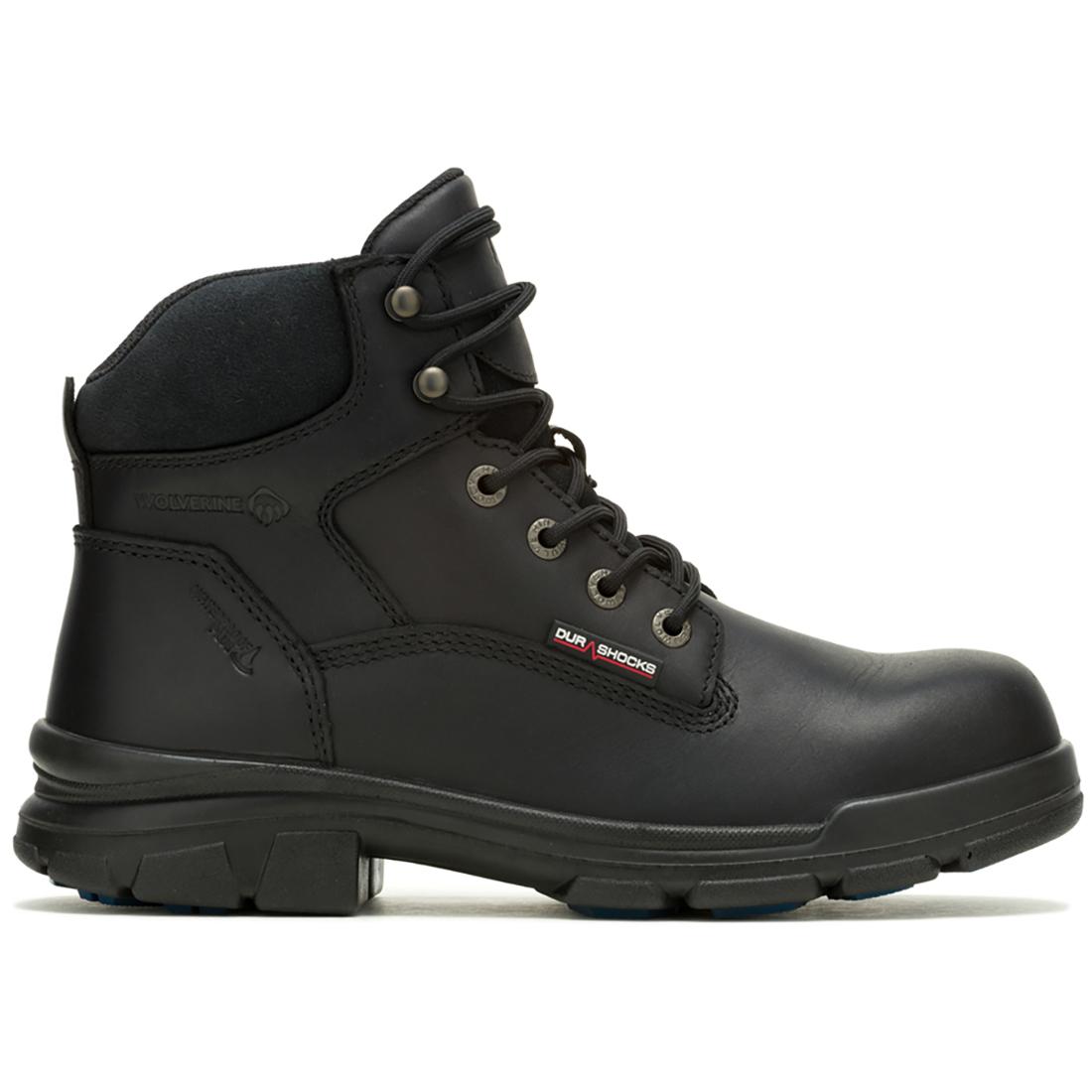 Wolverine DuraShocks® SR Icon 6" CarbonMax® Work Boot – Black Profile View