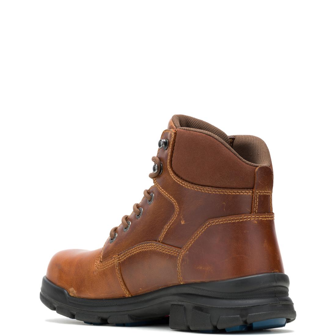 Wolverine DuraShocks® SR Icon 6" Soft Toe Work Boot – Tan W240026 Heel Image