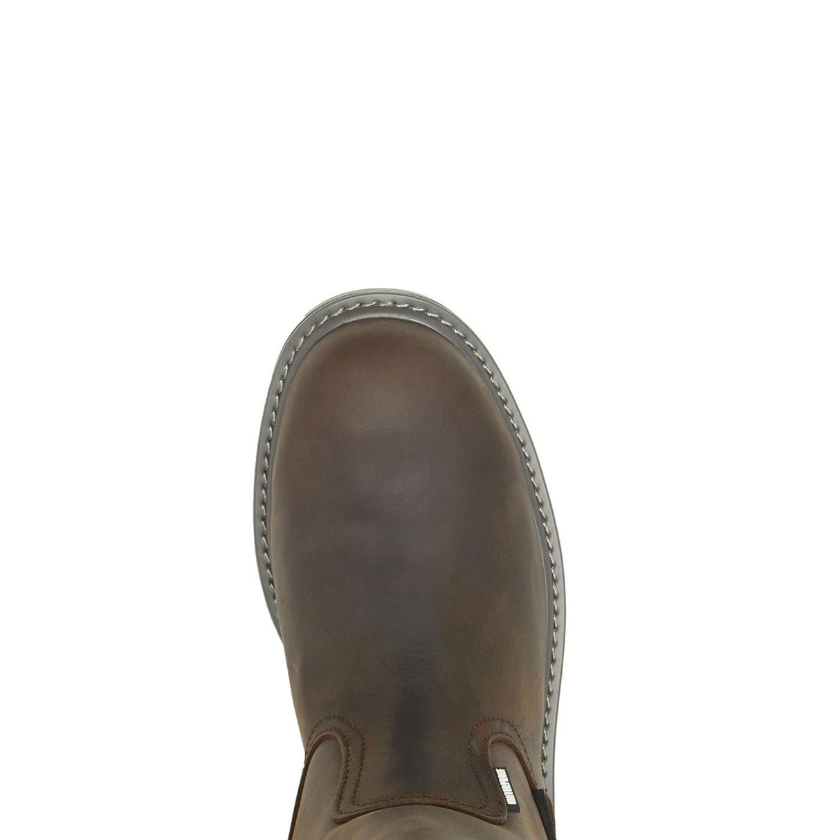 Wolverine Floorhand Met-Guard Waterproof Steel-Toe Wellington Work Boot steel toe,W231025 Heel Image