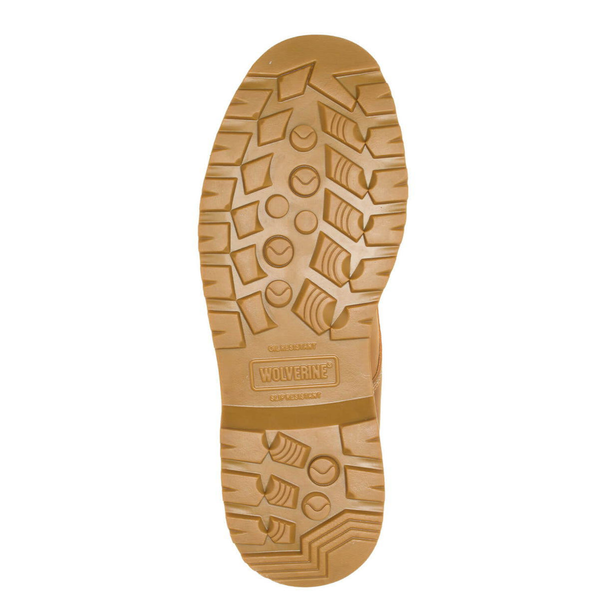 Wolverine Floorhand Moc-Toe 6" Steel-Toe Waterproof Work Boot Tan steel toe,W221049 Heel Image