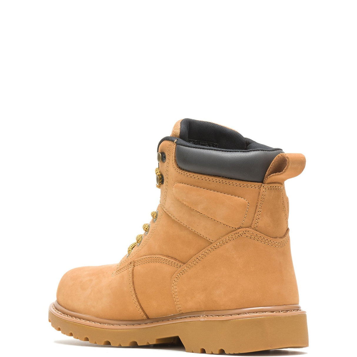 Wolverine Floorhand Waterproof 6" Work Boot Wheat W10642 Heel Image