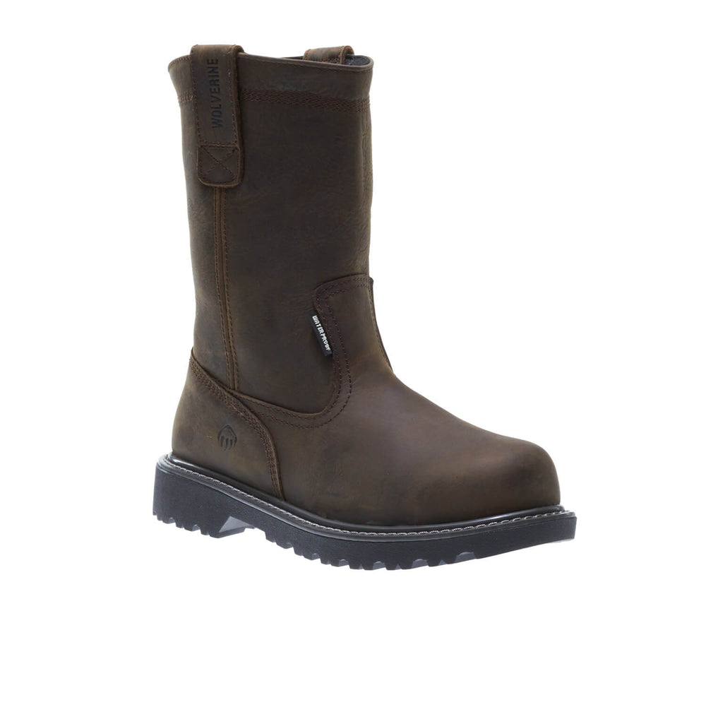 Wolverine Floorhand Waterproof Steel-Toe Pull On Work Boot steel toe,W10680 Medial Image