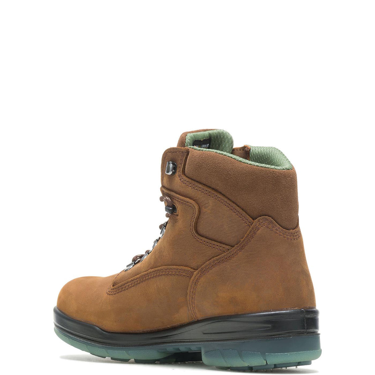 Wolverine I-90 DuraShocks® Waterproof Insulated 6" Soft Toe Work Boot – Brown W03226 Heel Image