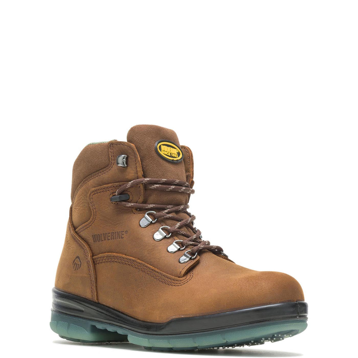 Wolverine I-90 DuraShocks® Waterproof Insulated 6" Soft Toe Work Boot – Brown W03226 Medial Image