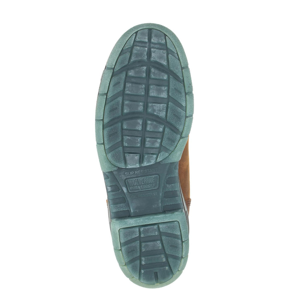 Wolverine I-90 DuraShocks® Waterproof Insulated 8" Steel Toe Work Boot – Brown steel toe,W03295 Sole Image