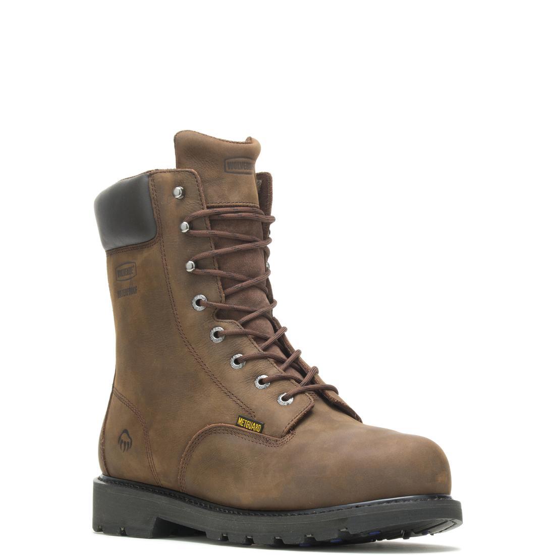Wolverine McKay Met 8" Waterproof Steel-Toe Work Boot Steel-Toe,W05680 Medial Image