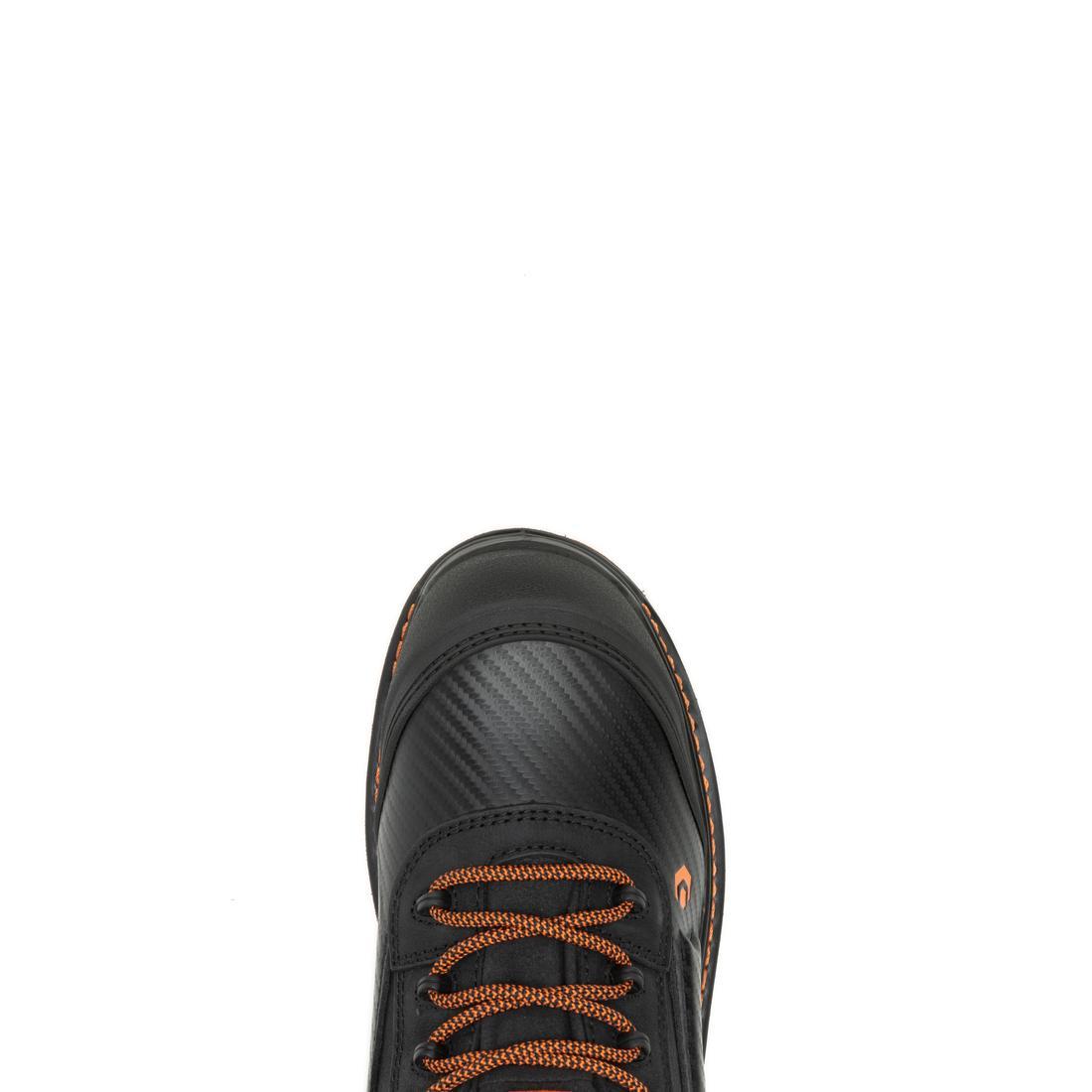 Wolverine Overpass 6" CarbonMax Work Boot Black/Orange W241180 Upper Image