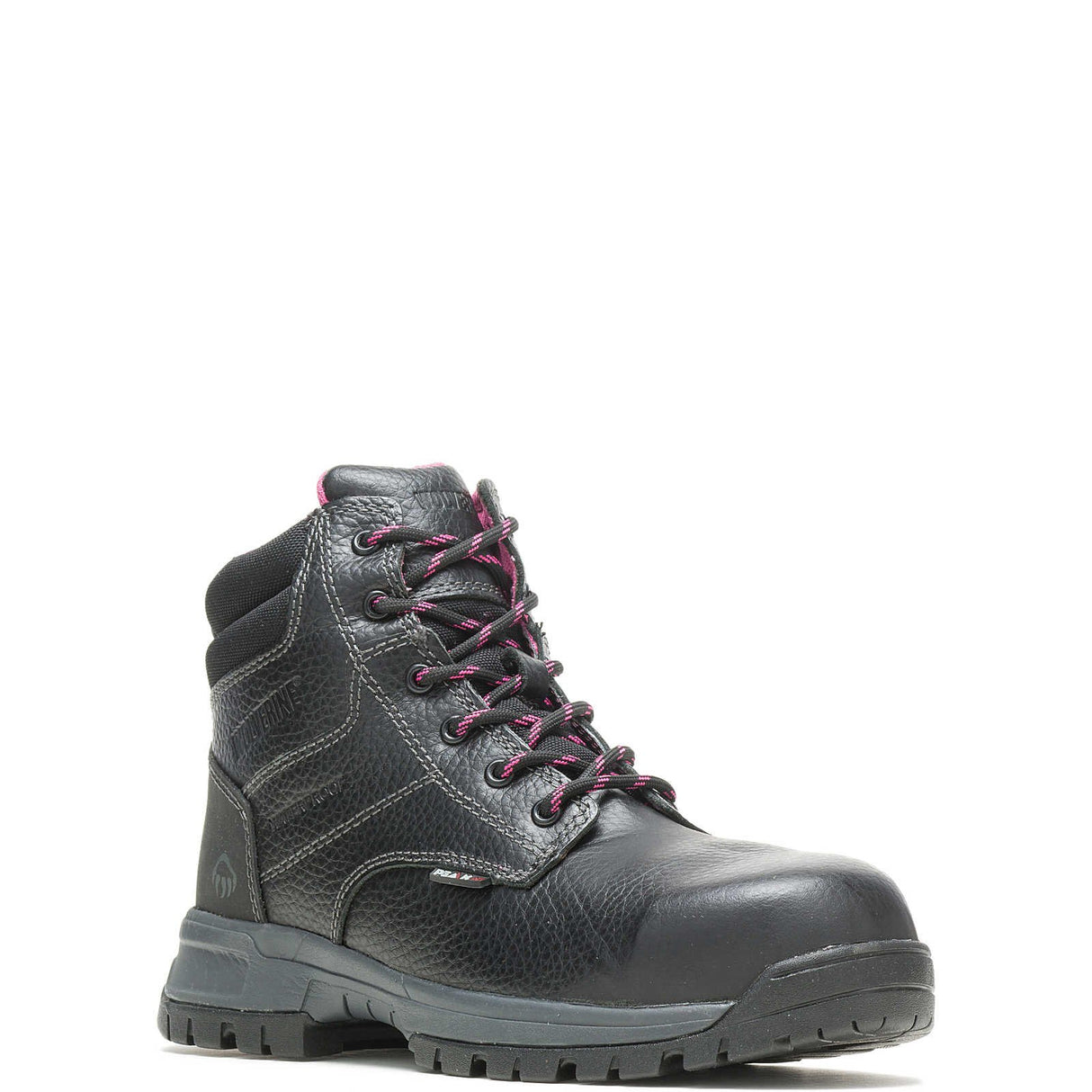 Wolverine Piper Women's Waterproof Composite-Toe Work Boot Black W10181 Medial Image
