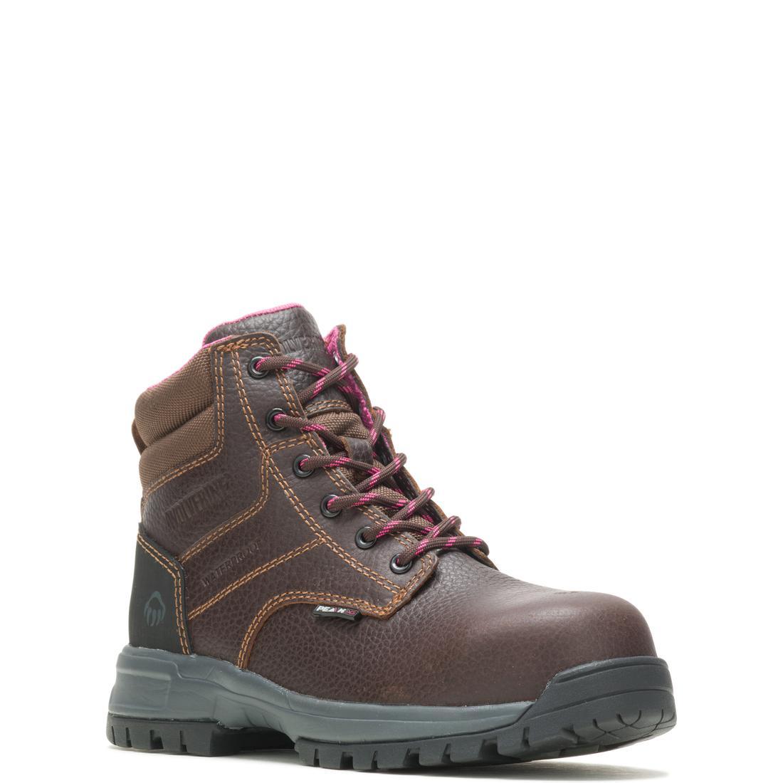 Wolverine Piper Women's Waterproof Composite-Toe Work Boot W10180 Medial Image