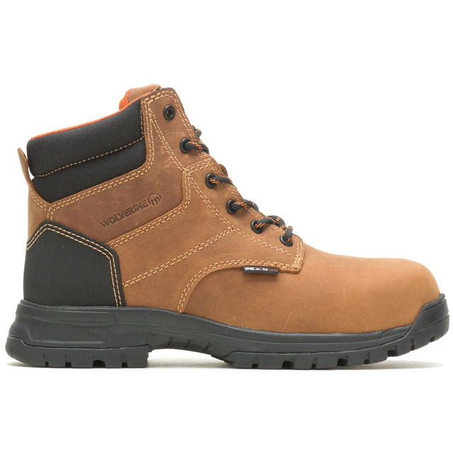 Wolverine Piper Women's Composite-Toe Work Boot Tan Profile View