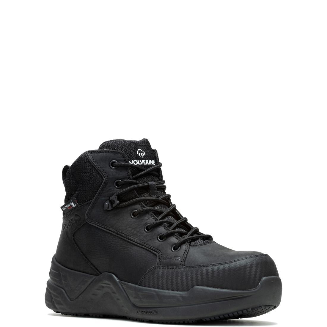 Wolverine Proshift LX Energy Rebound Waterproof CarbonMax Work Boot Black W241009 Medial Image