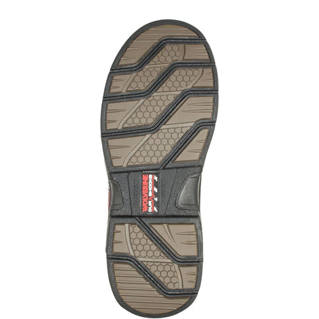 Wolverine Raider DuraShocks® Western Waterproof Soft Toe Pull-On Wellington Work Boot W220038 Sole Image