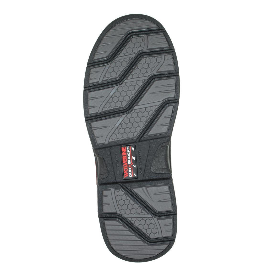 Wolverine Raider DuraShocks® Waterproof 6" CarbonMax® Work Boot – Peanut W211128 Sole Image